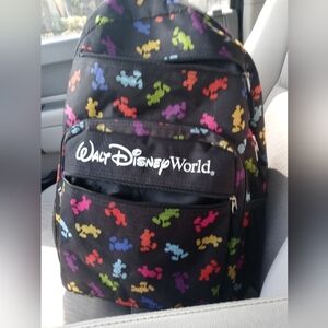 COPY - Walt Disney Worl Disney Parks 17" All over Multicolor Mickey multiple po…